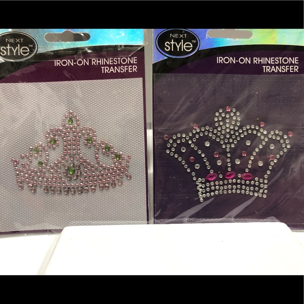 Rhinestone iron-on patches